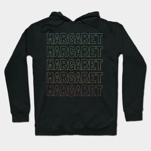 Margaret Name Pattern Hoodie